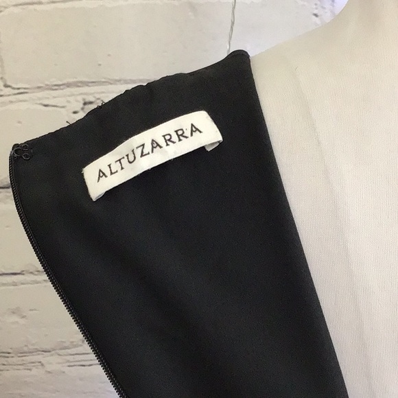 Altuzarra Navy Pinstripe Pencil Dress FRENCH size 34 - Picture 10 of 11